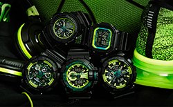 G-Shock Lime Accent Color Series